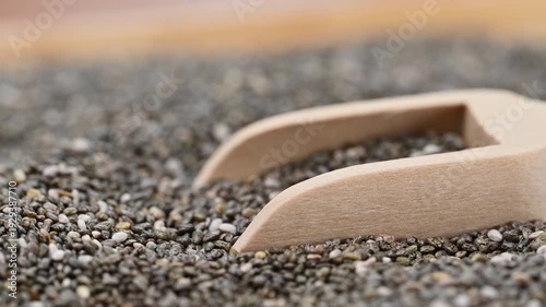  video of chia seeds in the background