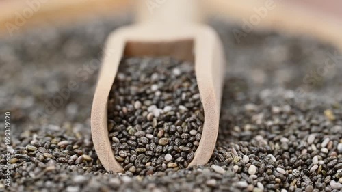  video of chia seeds in the background