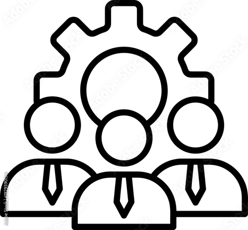 Business Teamwork Gear Concept.