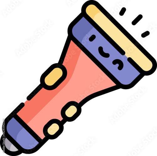 Electric Shaver Cartoon Illustration.