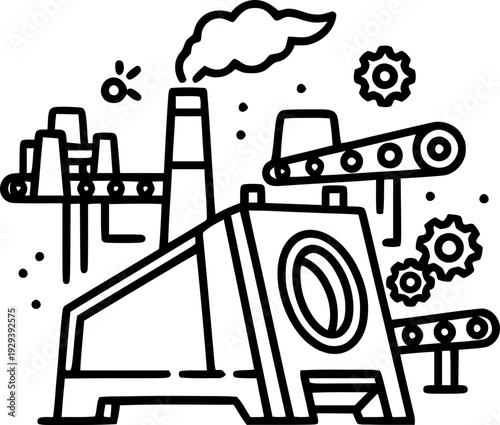 Industrial Factory Machinery Gears.