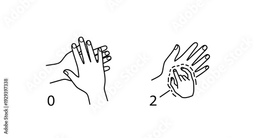 Conceptual illustration of hand hygiene using soap toothbrush and water droplet