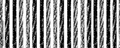 Seamless pattern with brush strokes vertical stripes. Playful simple modern print with crayon or charcoal drawn parallel lines. Great for textile, fabric, wallpaper, wrapping, scrapbook and packaging