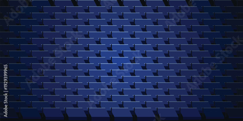 Futuristic Minimalist Blue Ventilation Mesh Texture for Professional Server Infrastructure and UI Design