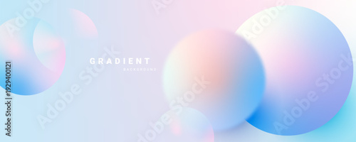 Soft pastel gradient background with smooth circular shapes.