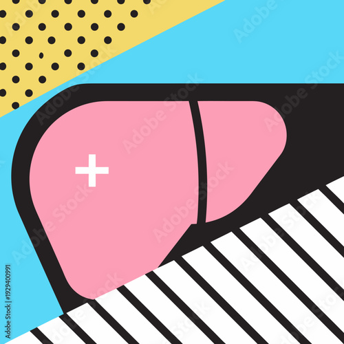  Liver Icon – Simple Flat Medical Vector Illustration