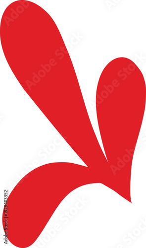 vector element, leaves, rustic style, a la Rus, Slavic style, decorative element