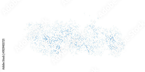 Abstract pattern of light blue and white geometric shapes and lines.