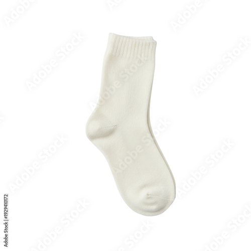 White sock On Transparent Background