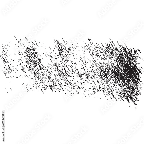 Abstract textured brush stroke graphic element.