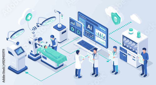 AI and Robotics in Modern Medical Surgery and Healthcare.