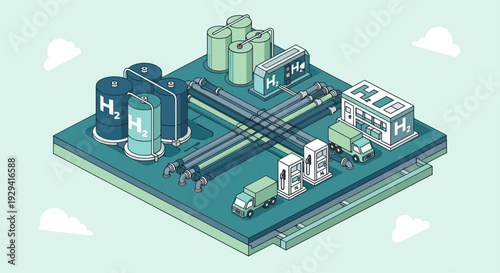 Hydrogen Energy Production and Distribution Infrastructure.