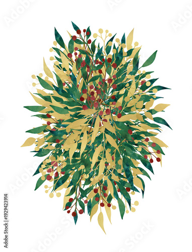 Wallpaper Mural Floral spring- summer background. Clip art isolated Torontodigital.ca