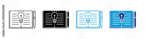 Study Multi Style Icon Set