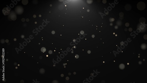 キラキラと光の粒子が上昇する動画｜A video of sparkling light particles rising upward