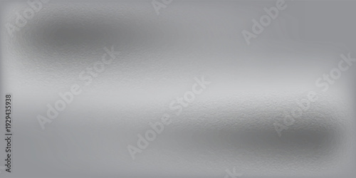 Silver foil background with metal mirror texture. Chrome gradient surface with light gloss simple abstract eps10