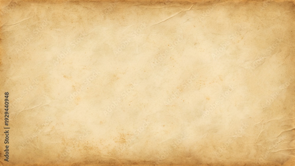 Fototapeta premium Seamless vintage old paper texture background set, aged antique parchment with crumpled edges and stained grungy effect