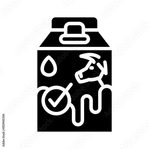 Milk box icon