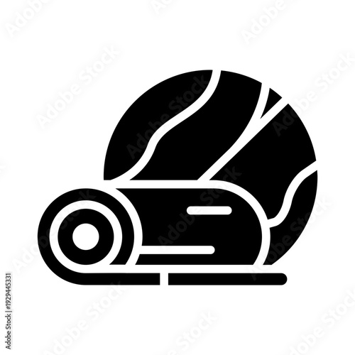 Yoga mat icon