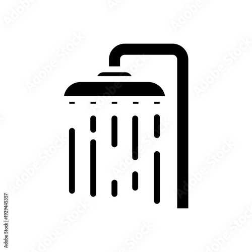 Shower water icon