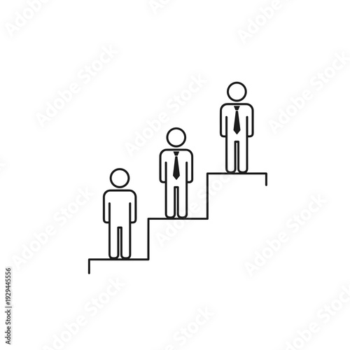 Business growth icon for corporate presentations and professional development materials.