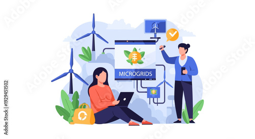 Sustainable Microgrids: Women Managing Green Energy & Smart Power Systems