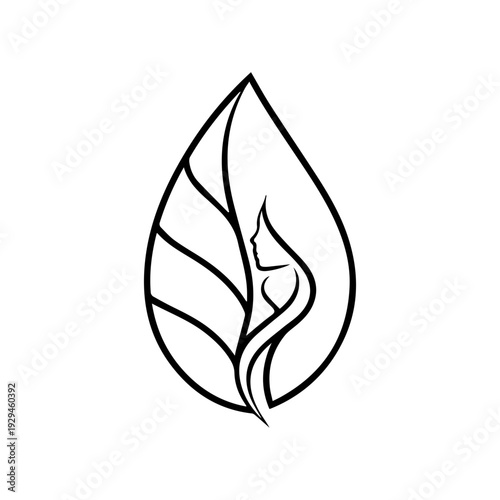 Wallpaper Mural Organic Beauty Botanical Logo Design Torontodigital.ca