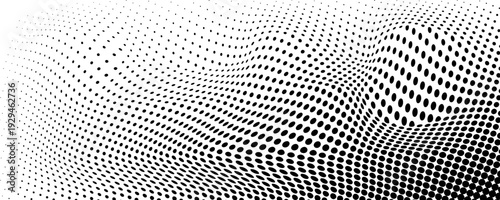 Monochrome Halftone Dot Pattern Background With Subtle Gradient Texture for Design Projects and Editorial Use.vector illustration eps10
