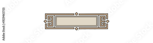 Decorative frame with blank space for text or design elements