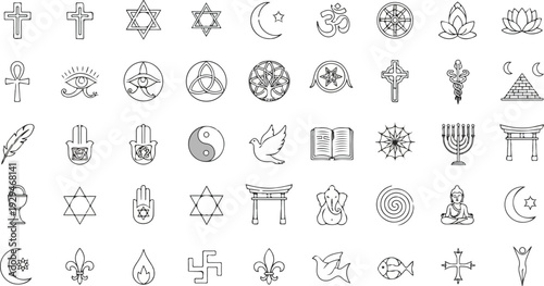 Diverse Spiritual Symbols