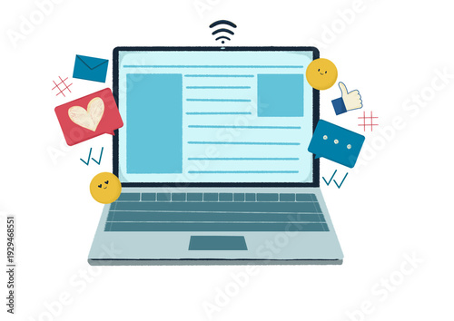 Navegación y redes sociales 