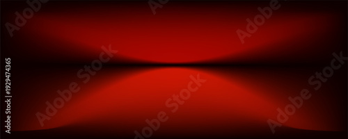 Red room in the 3d. Background modern illustration eps 10