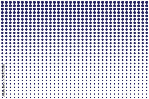 Abstract halftone circle dot pattern on background. Polka dot pattern template Monochrome dotted texture modern seamless. Dots pop art comics with summer background. Vector blot half tone