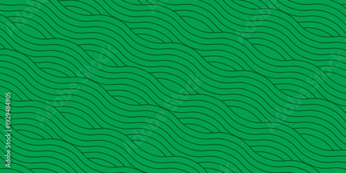 farm green banner, organic abstract background with fields. wavy green lines, natural organic products. ecology background. striped farmer green Pattern
