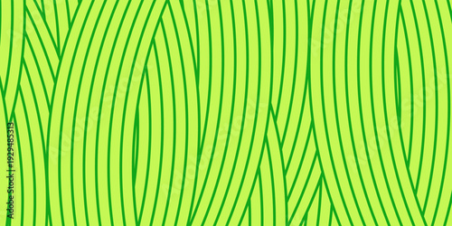 farm green banner, organic abstract background with fields. wavy green lines, natural organic products. ecology background. striped farmer green Pattern