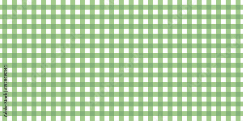 Tableau sur toile Sage green gingham pattern background