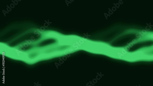 Green Energy Wave Abstract Background Seamless Loop