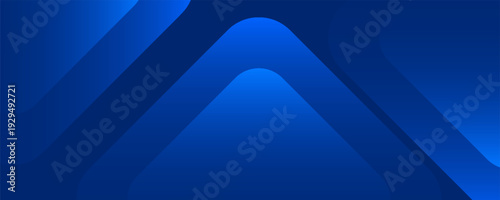 Modern blue background with glowing geometric lines. Modern blue gradient square shape design. Futuristic technology abstract simple modern design