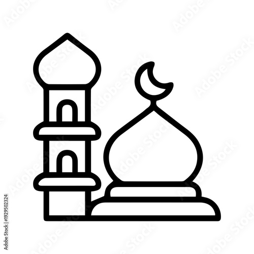 Mosque Outline Icon