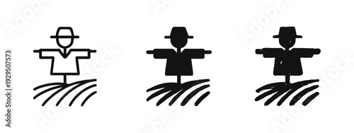 Eco Friendly Packaging Box Icons. Green Leaf Symbol on Sustainable Container in Different Styles.