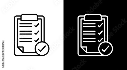 Evaluation Icon Sheet Black And White