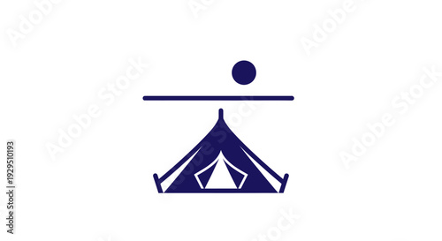 Simple Geometric Logo Design Element.