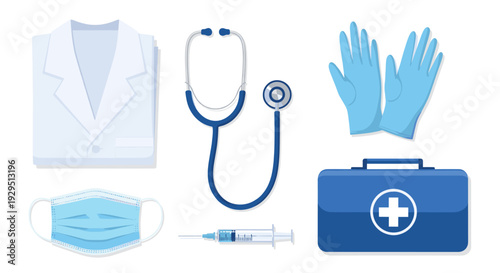 Medical Supplies Still Life: Essential Healthcare Tools