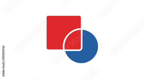 Geometric shapes in red blue. Free Download Geometric shapes in red blue. - GFXLoad