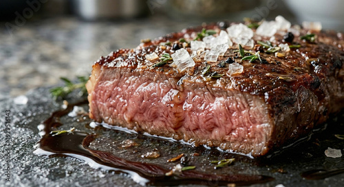 스테이크 접사이미지