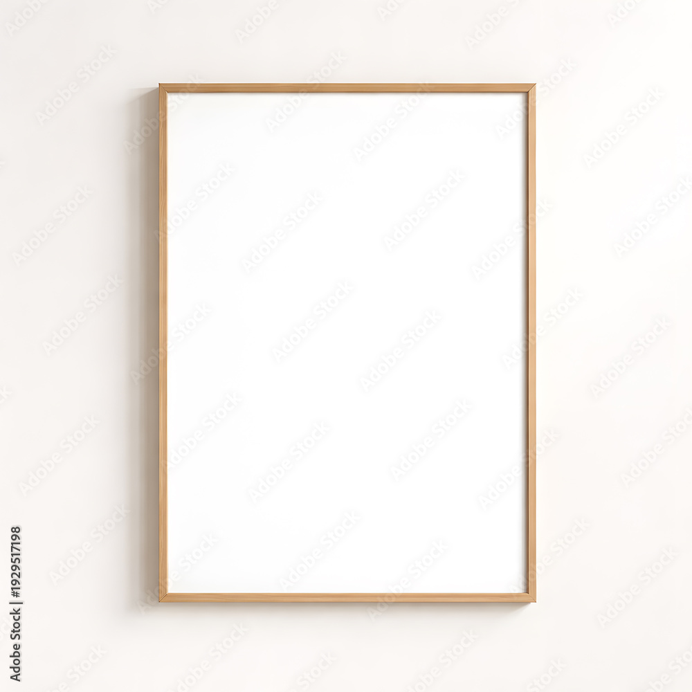 Fototapeta premium Frame Mockup in Modern Interior with Natural Light