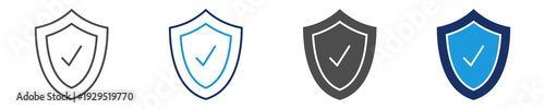 security systems icon set with multi concept