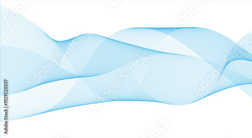 Abstract wave element for design. Digital frequency track equalizer. Stylized line art background. Vector