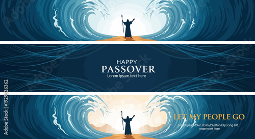 Moses Parts the Red Sea, Unleashing Divine Power for Passover Journey and Freedom