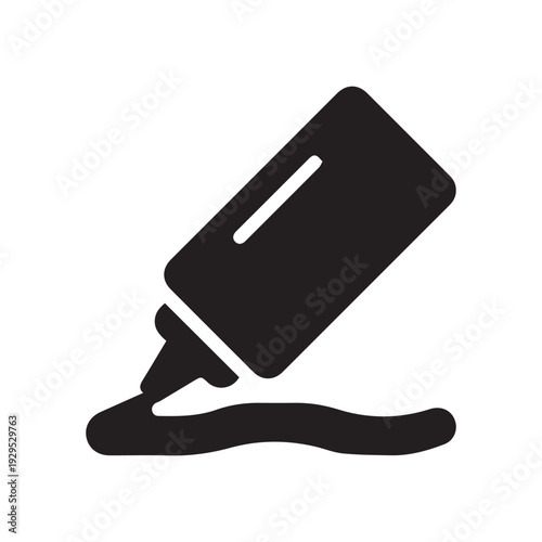 Sauce bottle vector icon. filled flat sign for mobile concept and web design. Tube of mustard or ketchup glyph icon. Symbol, logo illustration. Pixel perfect vector graphics